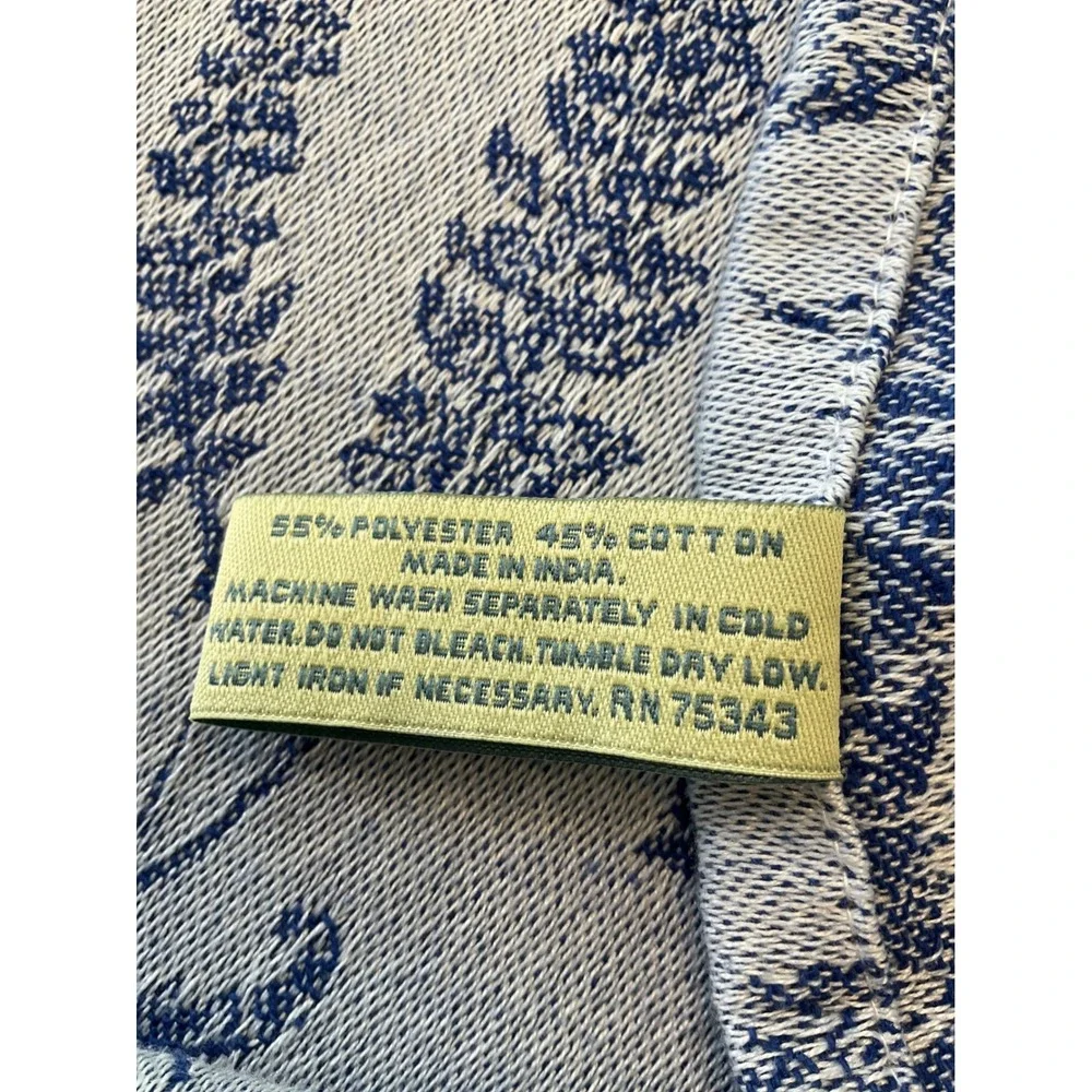 The‎ Prairie Rachel Ashwell Blue Tablecloth Cottagecore Country Chic Grannycore